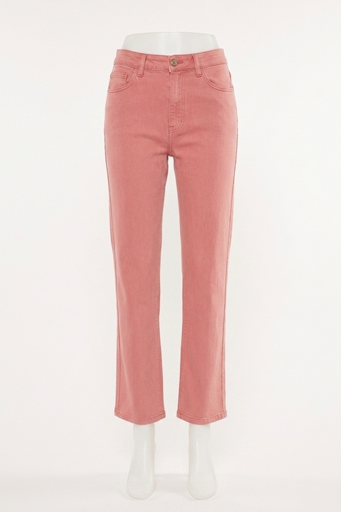 KANCAN Denim - NEW KANCAN ultra high rise 90’s straight jeans in coral